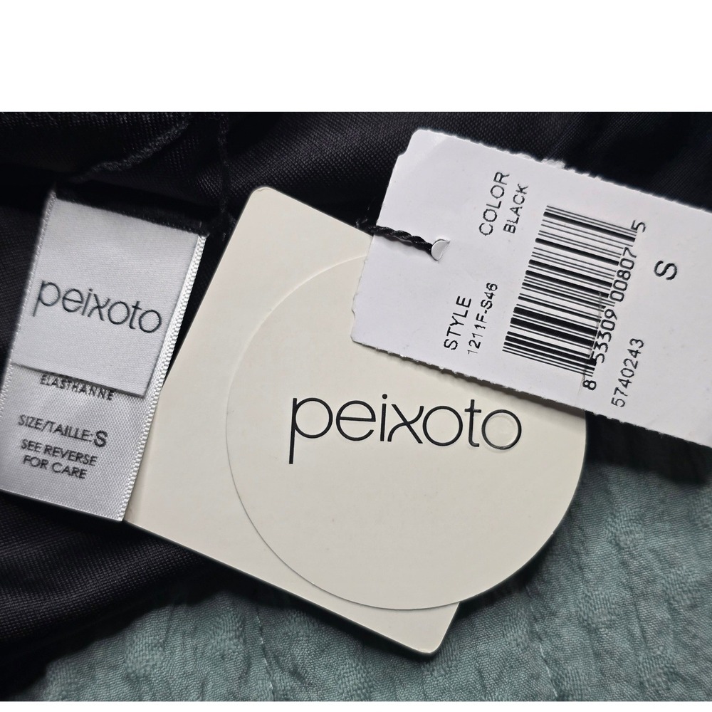 NWT Peixoto Bella Full Bikini Bottom Black Women Size S 1211F - Picture 3 of 7